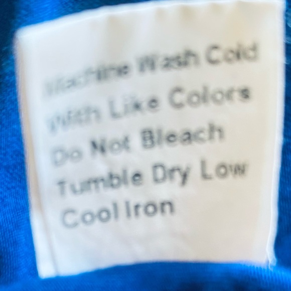 Women’s Medium Tunic Piko Dark Blue Soft Stretch Oversized 3/4 Sleeves - Picture 11 of 11